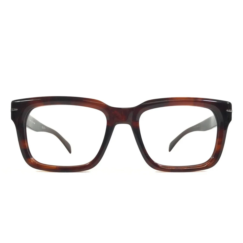 David Beckham Eyeglasses Frames DB7107 ASA Tortoise Square Full Rim 53-19-145